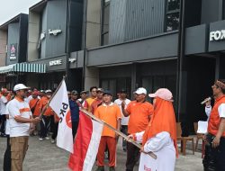 Ajak Kader Hidup Sehat, PKS Babelan Gelar Fun Walk Milad PKS Ke-24