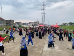 DPC PKS Cikarang Utara Launching Senam Nusantara di Bazar CWF (Cinity Weekend Festival)